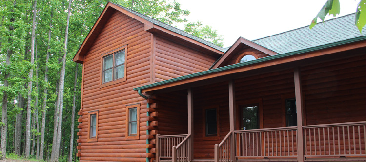 Log Home Staining in Mineral Springs,  North Carolina